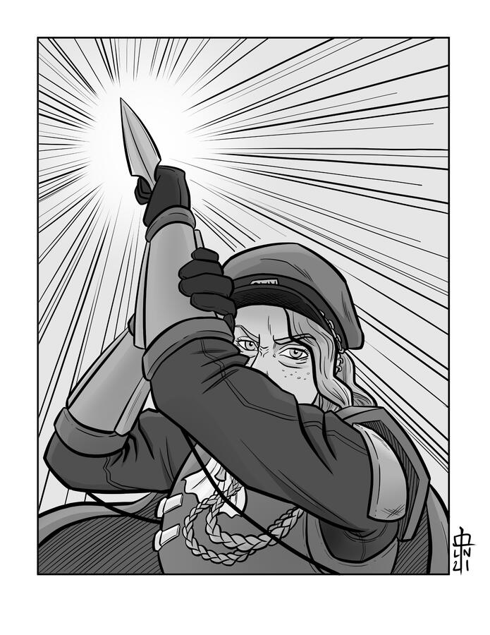 Commander Rao (2021), character by Fell Hound